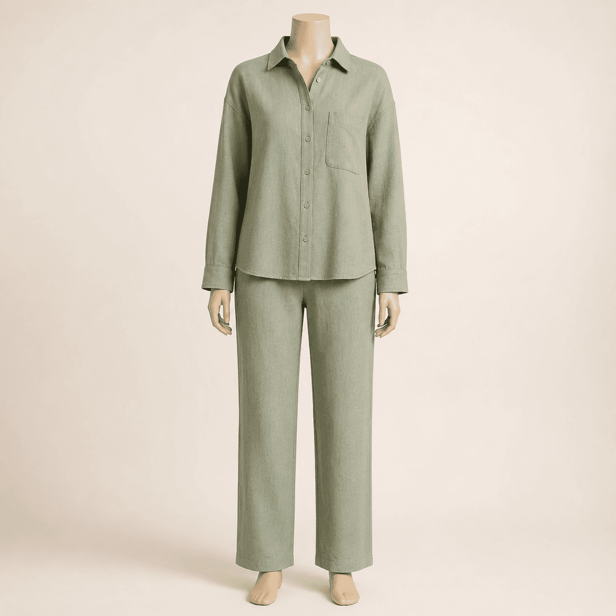 Sage Green Relaxed Co-ord Set